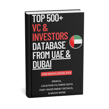 Top 500+ VC & Investors Database from UAE & Dubai