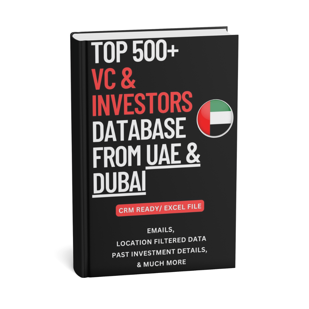 Top 500+ VC & Investors Database from UAE & Dubai